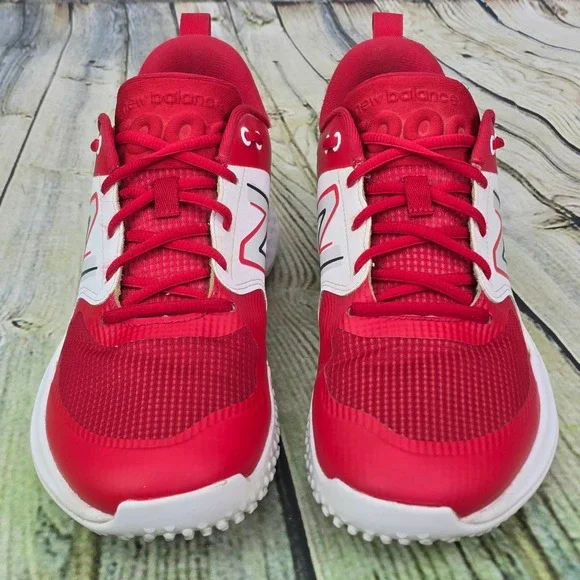 New Balance Fresh Foam 3000 v6 Turf Trainer Mens 9.5 Red T3000TR6 Baseball Shoes - Picture 4 of 7